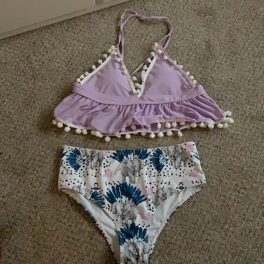 Brand New Purple Tankini